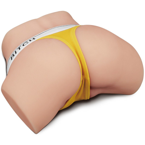 Masturbator bust cu vibratii dublu Lovetoy Streetgirl Pulse Box Natur III