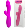 Vibrator punct G si clitoris Pretty Love Snappy roz 19,5 cm