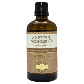 Ulei masaj si lubrifiant comestibil cuisoare si scortisoara Coconut Oil 80 ml