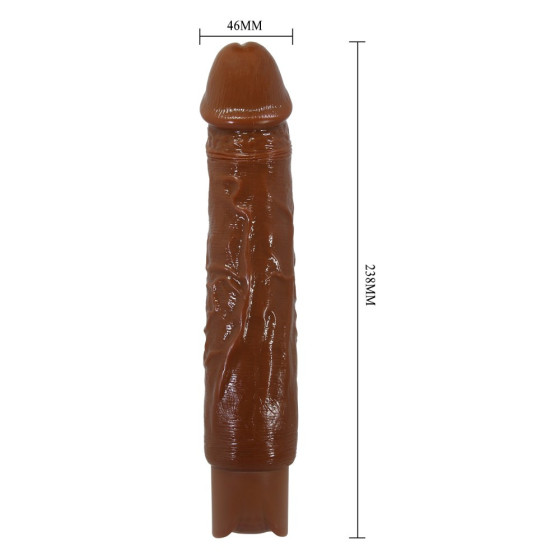Vibrator realist Pretty Love Rufus maro 23,8 cm