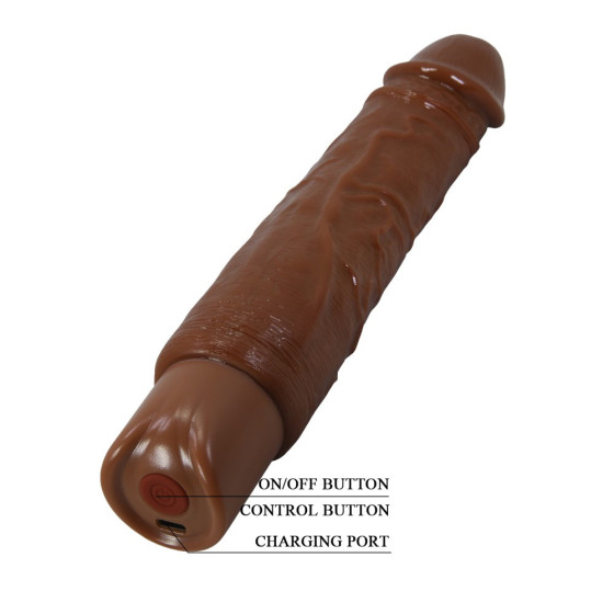 Vibrator realist Pretty Love Rufus maro 23,8 cm