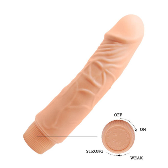 Vibrator realist multispeed Barbara Jeff 19,5 cm
