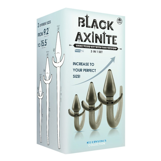 Set 3 dopuri anale NMC Black Axinite