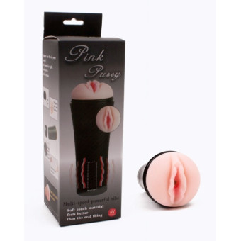 Masturbator cu vibratii Pink Butt Vagina