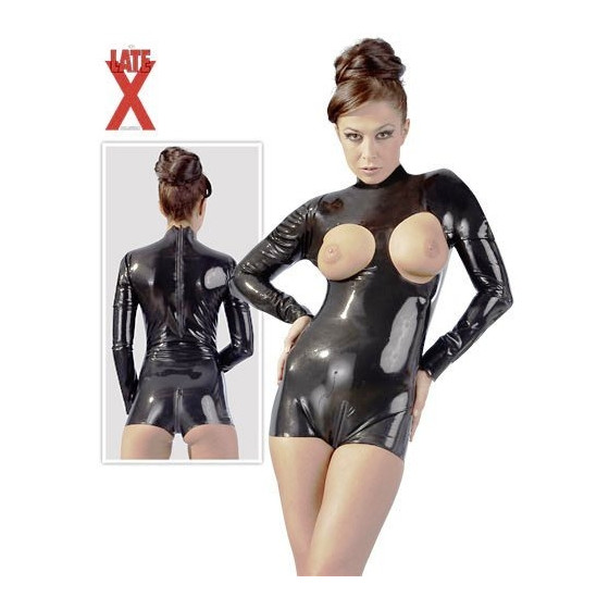 Dress latex open