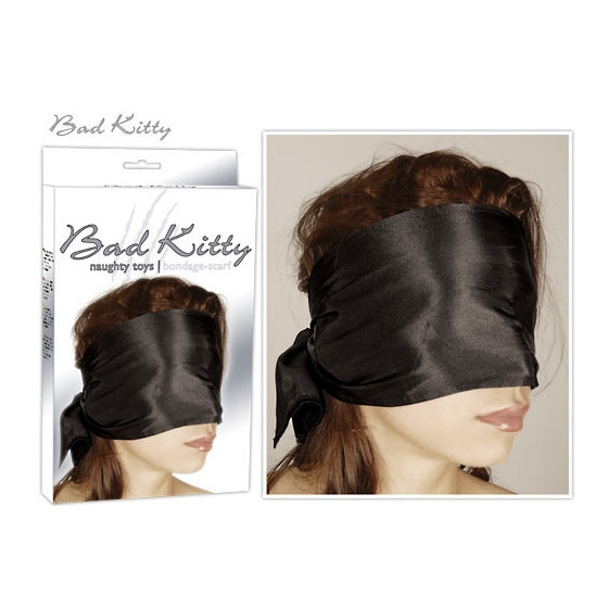 Bad Kitty Bondage Scarf black fekete