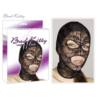 Head mask black lace BK 