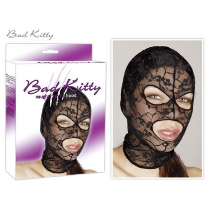 Head mask black lace BK 