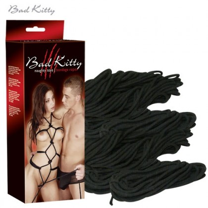 Bondage Ropes black Bad Kitty 